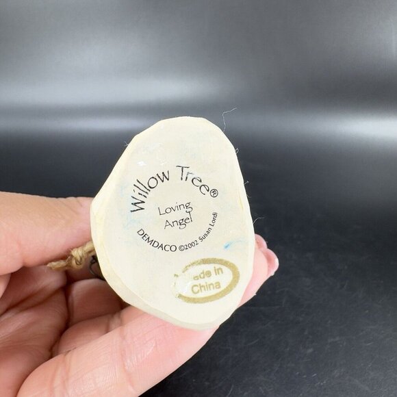 2002 Willow Tree Resin Angel Figurine Ornament Loving Angel Demdaco Susan Lordi - Picture 6 of 11